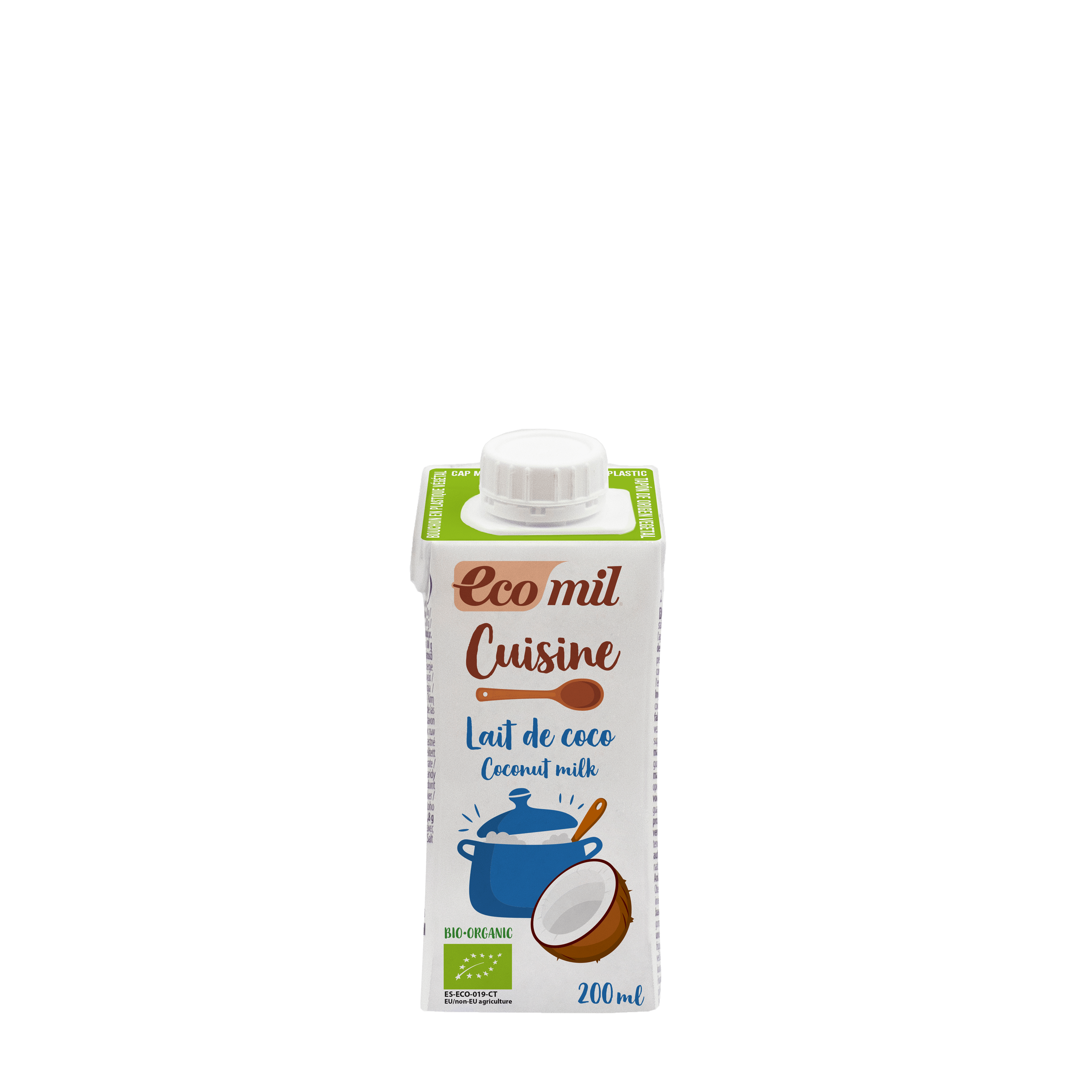 Ecomil Ecomil Cuisine coconut Bio 200 ml - Ecomil