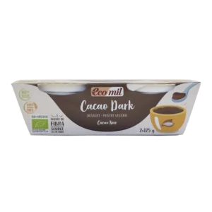 Ecomil Postre de cacao ecológico dark 2x125 g