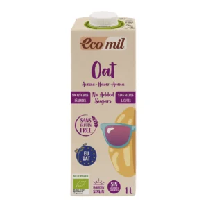 Ecomil Bebida de avena sin azúcares añadidos - sin gluten Bio 1 L