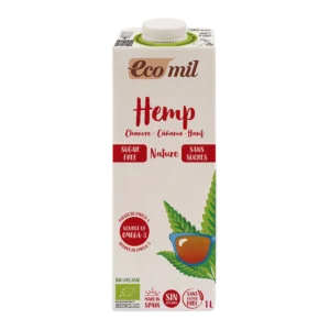 Ecomil Bebida de cáñamo sin azúcar Bio 1 L
