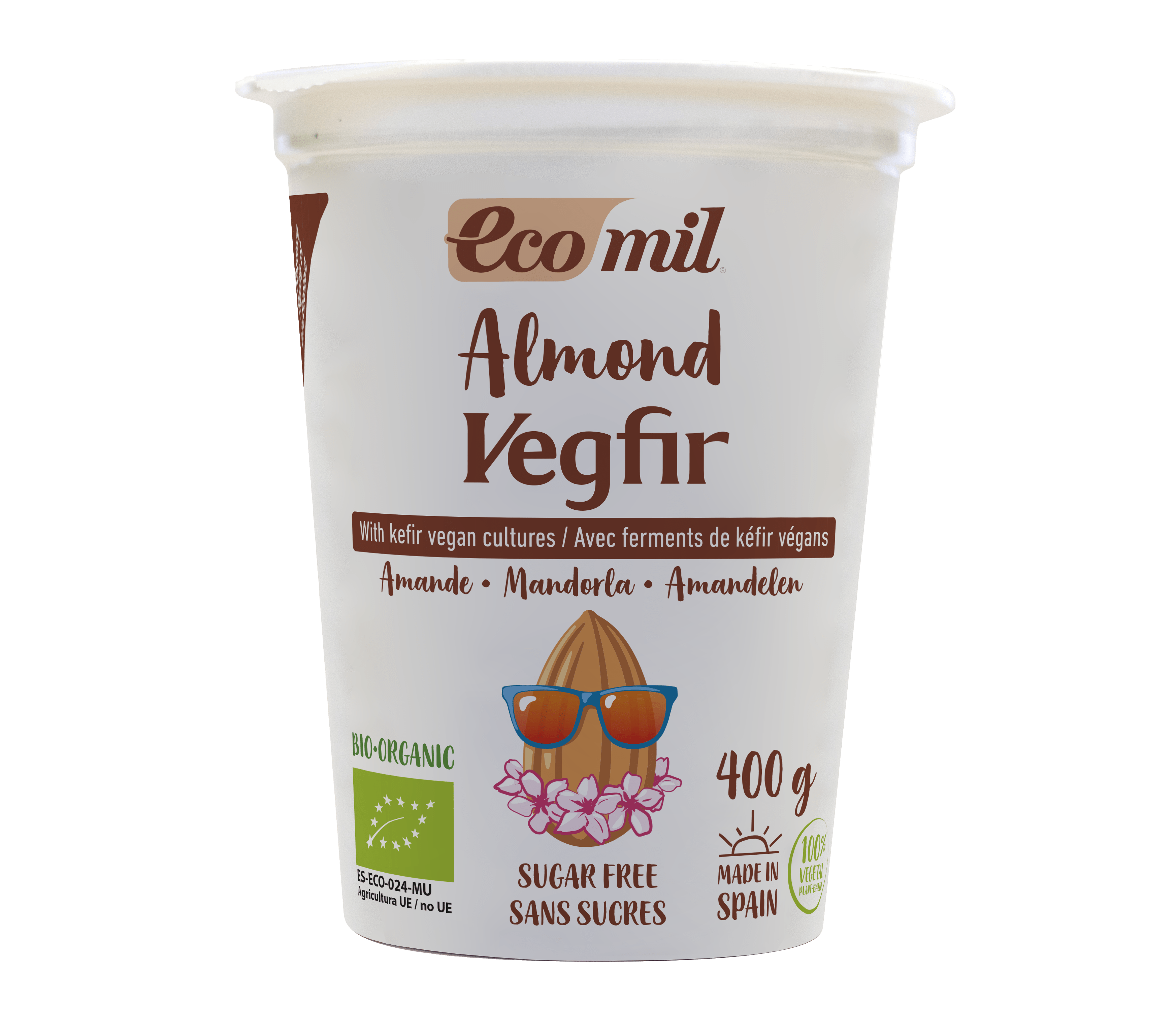 195140 Ecomil Kefir Almond nature 400 g