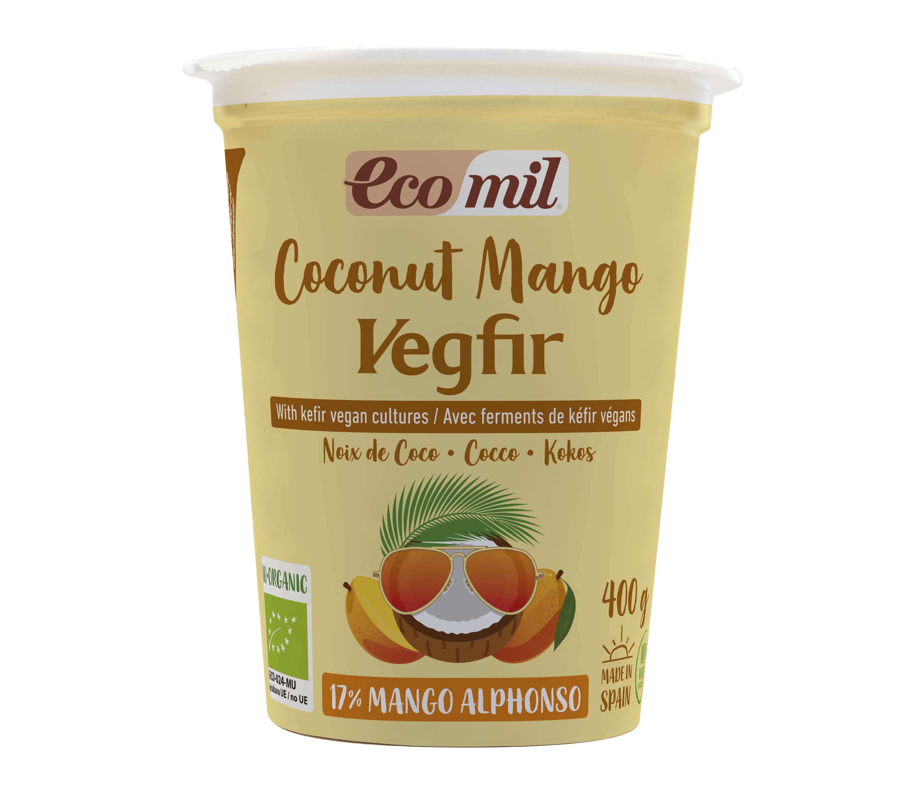 Ecomil Kefir Coco Mango 400 g
