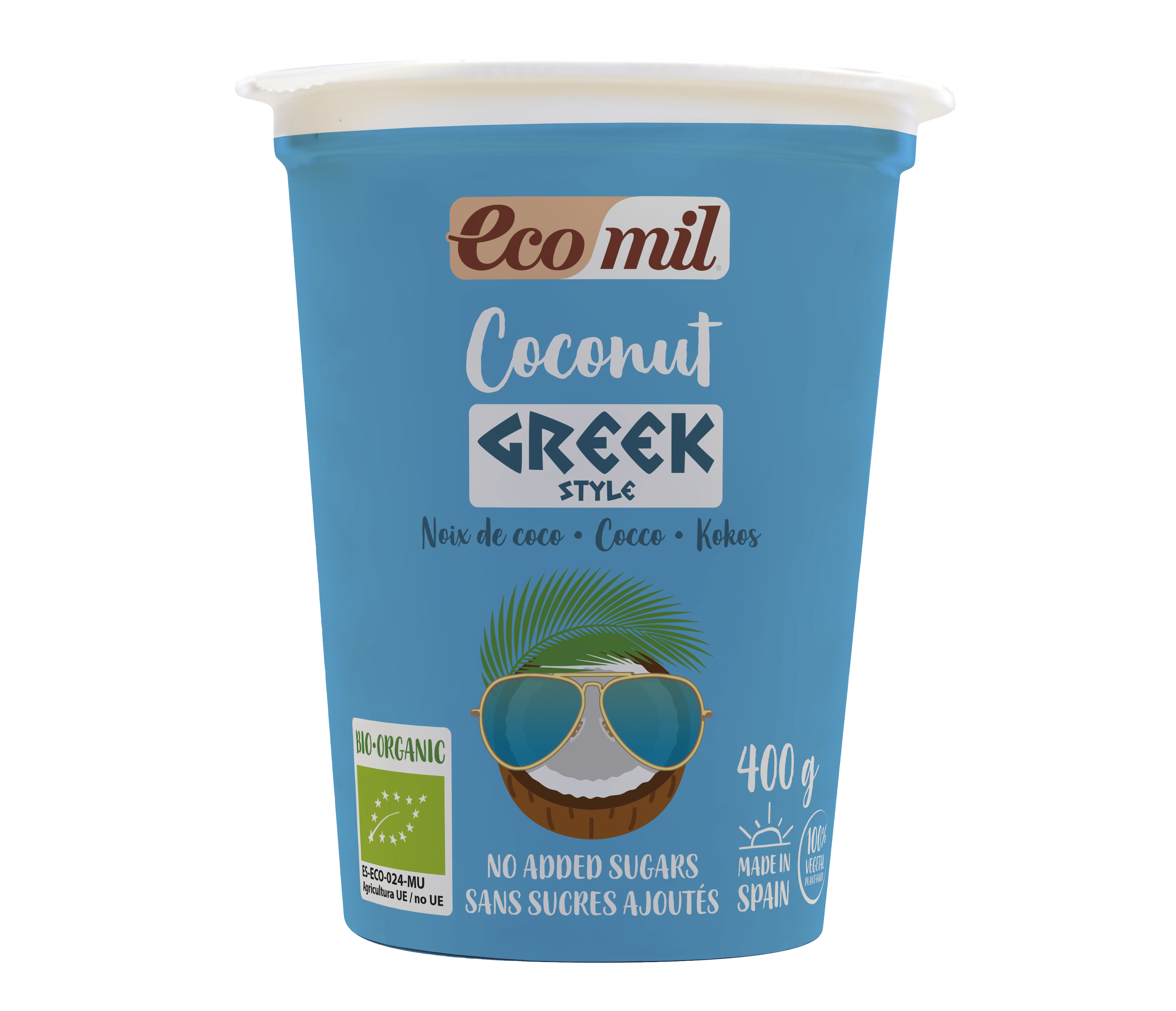 197274 Ecomil Coconut Greek style Nature 400 g