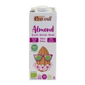 Ecomil Almond milk sugar-free protein Bio 1 L