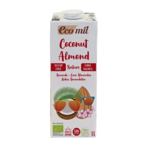 Ecomil Lait de coco - amande sans sucres Bio 1 L