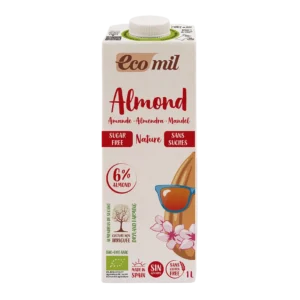 Ecomil Leche de almendra sin azúcar Bio 1 L