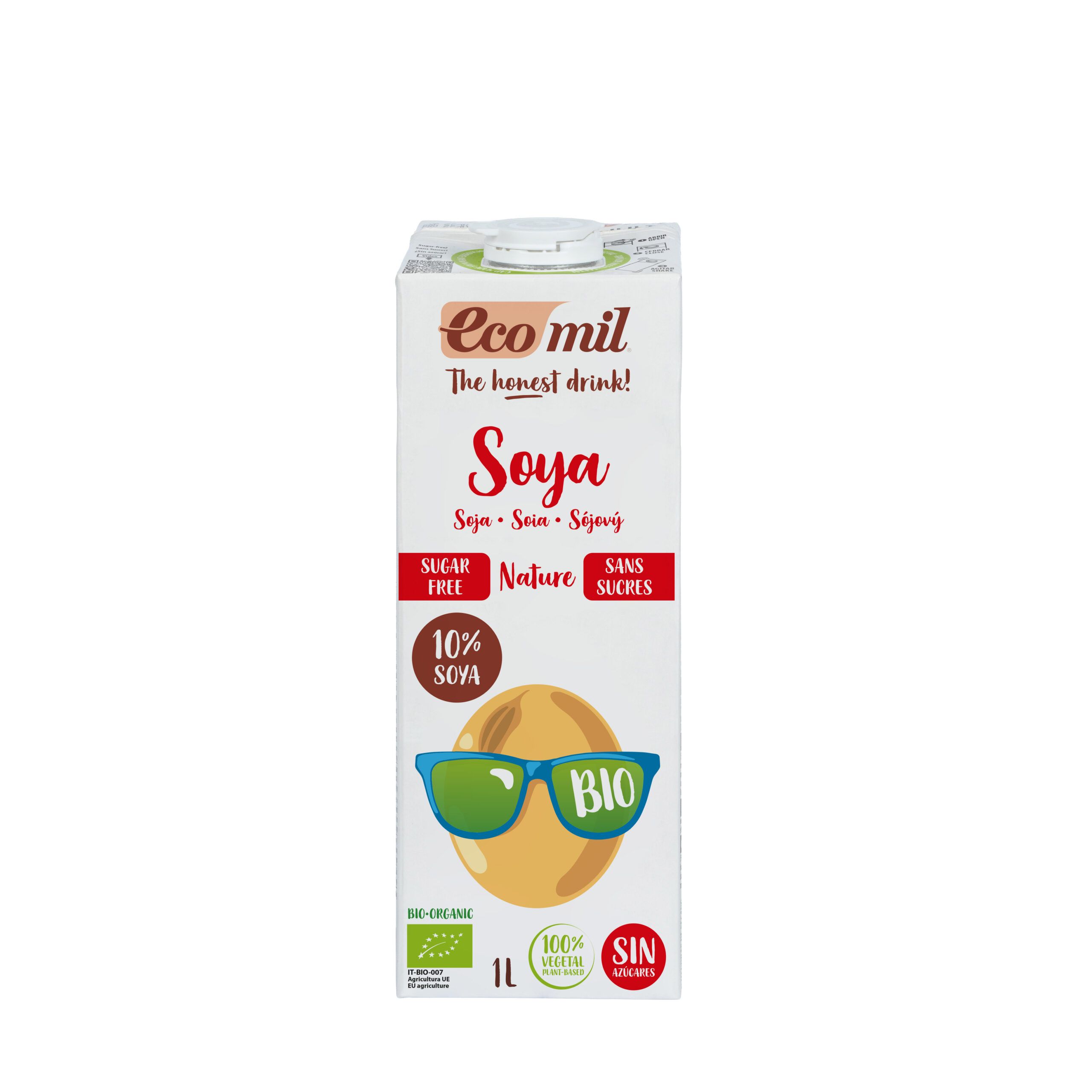 Ecomil Ecomil Soy 0% Sugar Organic 1L - Ecomil