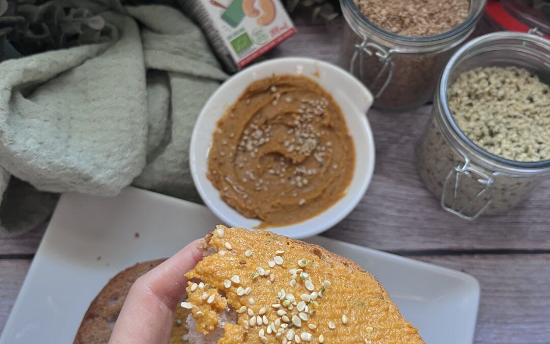 Paté de calabaza asada vegano: cremoso, otoñal y lleno de sabor