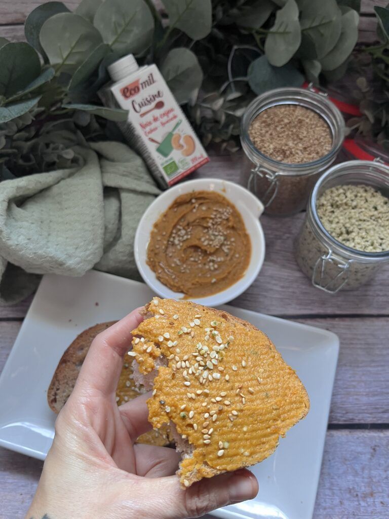 paté de calabaza asada vegano