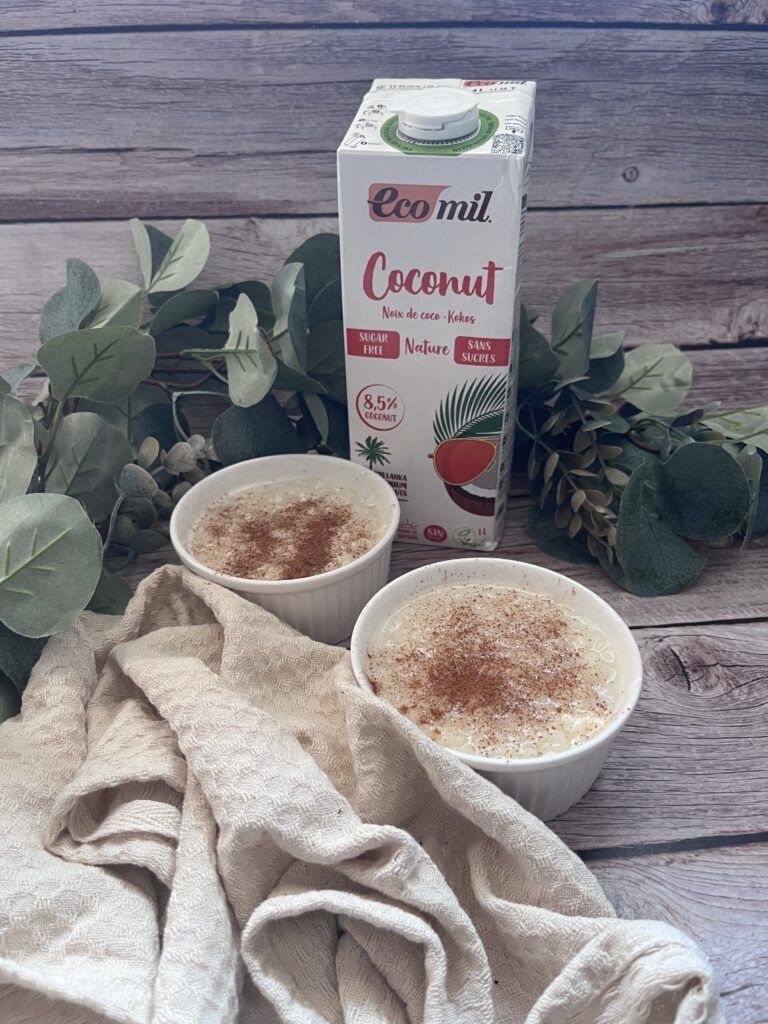 arroz con leche de coco vegano
