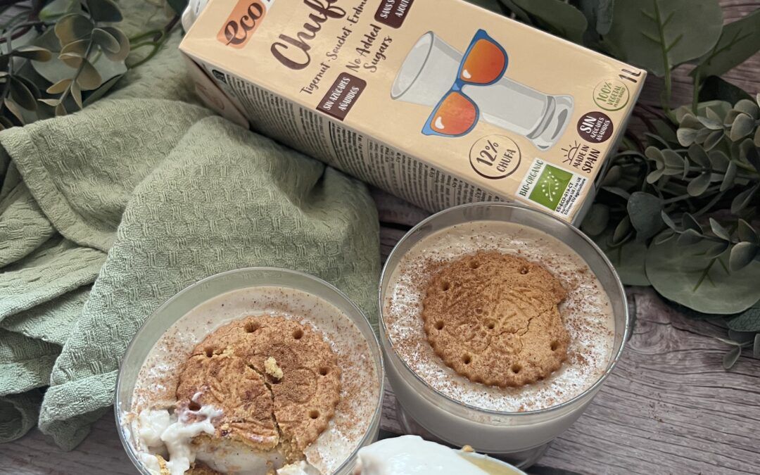 Natillas de chufa veganas: frescas, cremosas y sin gluten